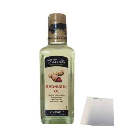 The International Collection Peanut Oil (1 x 250ml Bottle) + Usy Block