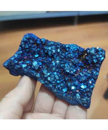 Home Decoration 1pcs Natural Crystal electroplated Colored Crystal Clusters of Open Crystal Clusters Home Decorated Stones Crystals Stones Home Goods ZJGIDTEM (Size : 140-160g) - Buy Online on GoSupps.com