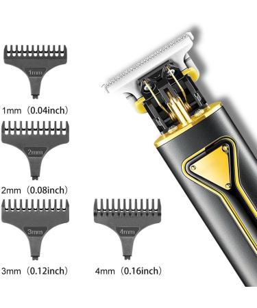 Professional Men's Hair Clippers & Trimmers - Cordless Electric Two-Speed Beard Trimmer in Gold - Buy Online on GoSupps.com