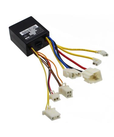 24V Control Module, 7 Connectors, 4-Wire Throttle, Fits for Razor E100(V10+), E125 (V10+), E150 (All Version), eSpark(All Version), Trikke E2 (All Version), Model: ZK2400-DP-LD (ZK2400-DP-FS)