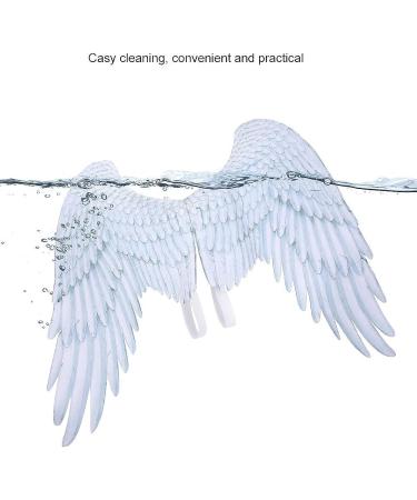 Zerodis Large Angel Wings for Halloween Party Costume - Adult & Kids Fairy Wings in White - 50x29x1cm - Buy Online on GoSupps.com