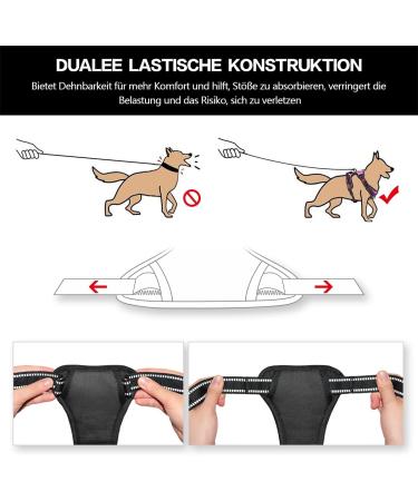 POPOT No Pull Dog Harness - Reflective Pet Vest with Control Handle for Daily Training & Walking - Black Medium - Buy Online on GoSupps.com