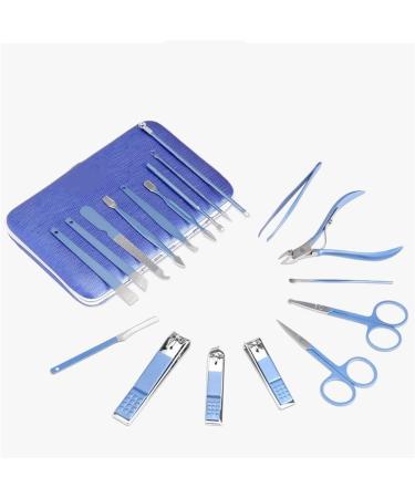 Nail Clippers Set Large Capacity Lady Nail Clipper Set Stainless Steel Pedicure Manicure Set Beauty Nail Care Tools Nail Set (18 Pieces) - Buy Online on GoSupps.com