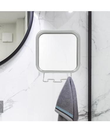 Zerodeko Shower Mirror - Fogless Travel Shaving Mirror with Suction Hook Holder - Buy Online on GoSupps.com