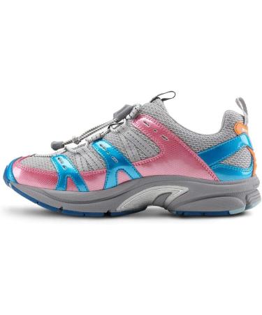 Dr. Comfort Refresh Women's Therapeutic Diabetic Extra Depth Shoe - Grey/Berry 5.5 Wide (C-D) | International Shipping Available - Buy Online on GoSupps.com