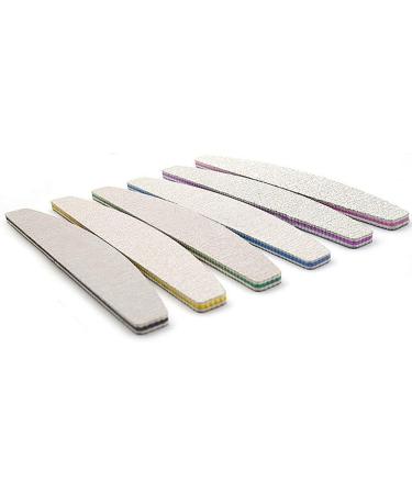 Professional Nail File Double Sided Grit 80/100 - 15 Pcs Manicure Tools for Nail Grooming and Styling, Acrylic Gel Buffer & Polisher - Buy Online on GoSupps.com