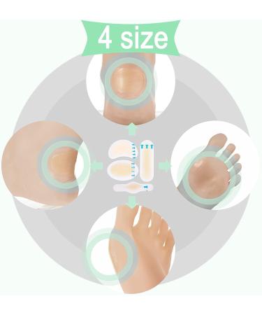 SATINIOR Blister Pads Bandages - 80 Waterproof Gel Guards for Fingers, Toes, Forefoot, and Heel - Buy Online on GoSupps.com