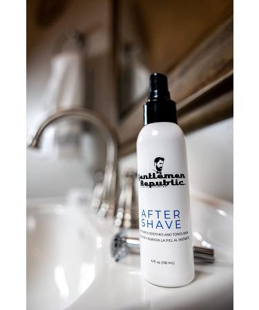 Buy Gentlemen Republic 4oz Skin Soothing & Toning Hydrating After Shave - International Shipping Available - Buy Online on GoSupps.com