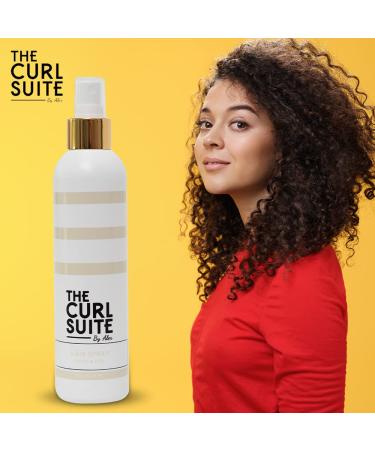 The Curly Suite Hair Spray - Styling Products with Heat Protection for Curly Hair - Long-Lasting Formula with Bergamot Lemon & Ozonic Accord - 8 Oz. - Buy Online on GoSupps.com