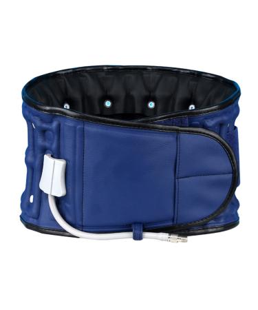Vestlife inflatable lumbar vertebrae belt PU leather-back decompression belt with H-type air column effective support and reduction of lumbar spine easy to