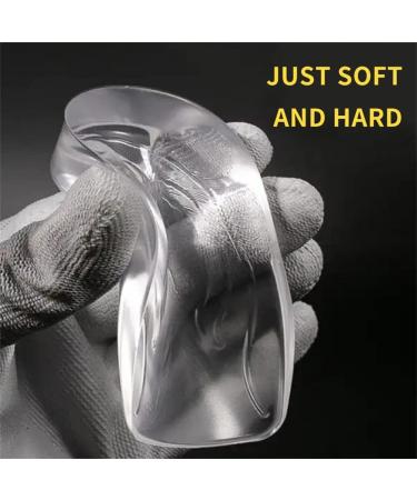 1 Pair Silicone Gel Height Increase Insole Heel Pads - 1cm Lift for Women - Buy Online on GoSupps.com