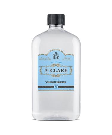 St Clare Alcohol Free Witch Hazel Facial Toner - Organic Witch Hazel Toner with Aloe Vera for Face and Skin - Witch Hazel Alcohol Free and Fragrance Free  Unscented Toner Witch Hazel  16 Ounce - Buy Online on GoSupps.com