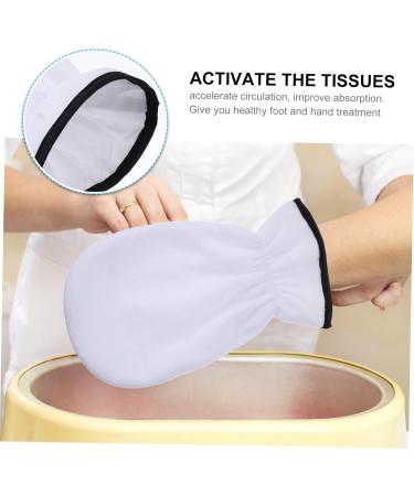 Vaguelly Accessoire de Spa en Paraffine pour Mains et Pieds 12x9 Pouces Lavable Moufles et Chaussettes Exfoliants pour Usage Domestique - Buy Online on GoSupps.com