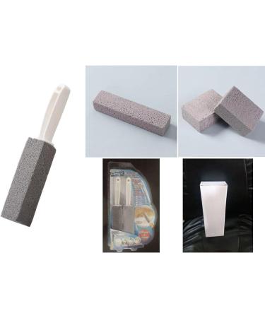 SANON 4pcs Toilet Bowl Cleaner Brush Pumice Stone Toilet Bowl Cleaner with Handle Pumice Stone Brush for Toilet Cleaning - Buy Online on GoSupps.com