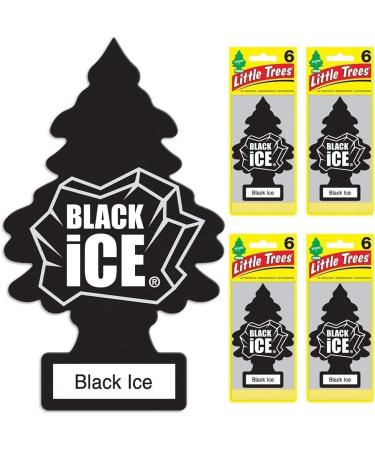 Little Trees Car Freshener Black Ice 10-Pack - Long-Lasting Scent for Your Vehicle - Buy Online on GoSupps.com