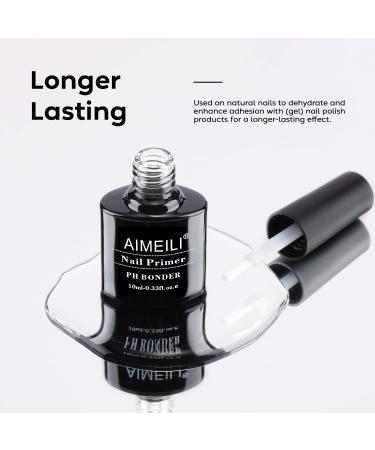 AIMEILI Nail Prep Bond Primer for UV LED Gel Foundation - Perfect for Acrylic Powder and Builder Nail Gel - Buy Online on GoSupps.com
