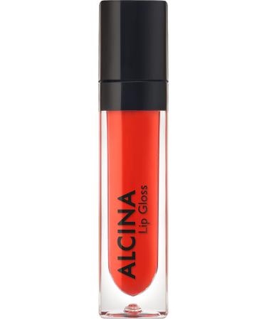 Alcina Lip Gloss Shiny Red - Intensive colored gloss and optically more lip volume - lip care through hyaluronic acid and caring oils from the dragon fruit and green seeds