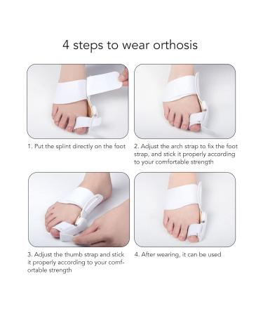 Big Toe Straightener - Lightweight Bunion Corrector | Adjustable Toe Support for Home & Office - Buy Online on GoSupps.com