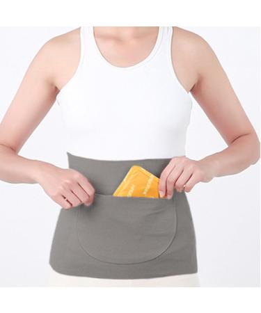 Unisex Cotton Waist Support Belt - X-Large Abdominal Protector with Pockets for Men & Women - Buy Online on GoSupps.com