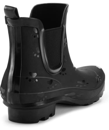 K KomForme Women's Ankle Rubber Rain Boots - Waterproof Garden Shoes 9-9.5 Cat Claw Design - Buy Online on GoSupps.com