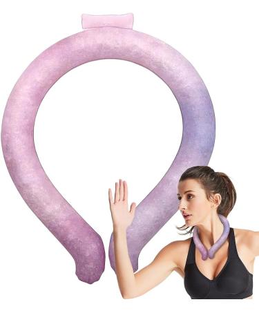 Cooling Neck Wraps Tube Wearable Ice Neck Wraps Cooling Tube - Outdoor Chill Tubes for Neck Heat Cool Down for Cycling Beach Camping Running Traveling Rowces M Code Gradient Powder - Buy Online on GoSupps.com