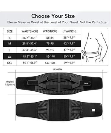 Lower Back Support Belt for Men & Women | Lordosis Pain Relief & Posture Correction | Adjustable Breathable Waist Support for Herniated Disc Sciatica & Scoliosis - Black - Buy Online on GoSupps.com