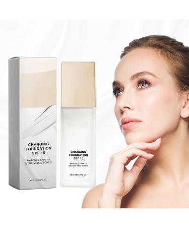  CongRong Color-changing foundation for mature skin lightweight moisturizing liquid foundation for aging skin full-coverage makeup foundation flawless BB cream for - Buy Online on GoSupps.com