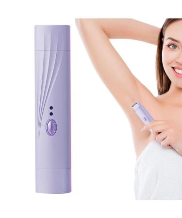 Rasoirs Pour Femmes - Tondeuse Femme 2 T tes Imperm able Usage Quotidien & Voyage Compact Violet