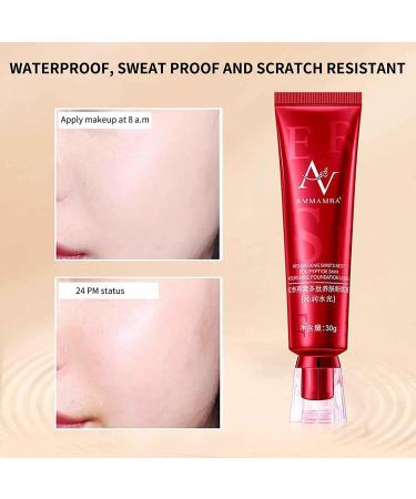 3Pcs Red Ginseng Bird's Nest Concealer Liquid Foundation - Long-Lasting Moisturizing Formula (2 Beige) - Buy Online on GoSupps.com