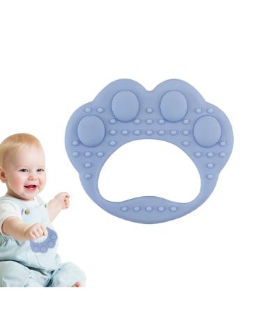 Ceolup Silicone Baby Bite Ring - Cute Dog Paw Montessori Toy for Toddlers | Anti-Drop Bliss | Perfect Gift for Birthdays & Christmas - Buy Online on GoSupps.com