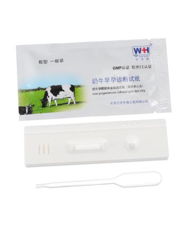 Partykindom T-tool 1stk pregnant tester animal supply pregnancy test stick tools pregnancy test paper for cattle plastic test card white early pregnancy