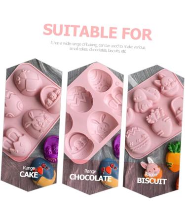 Alipis 3pcs Easter Cake Mold Easter Molds Easter Bunny Cake Pans for Baking Chocolate Mold Silicone Bunny Mold Easter Ice Baking Tools Silicone Cake Mold Silica Gel Biscuit Ornaments - Buy Online on GoSupps.com