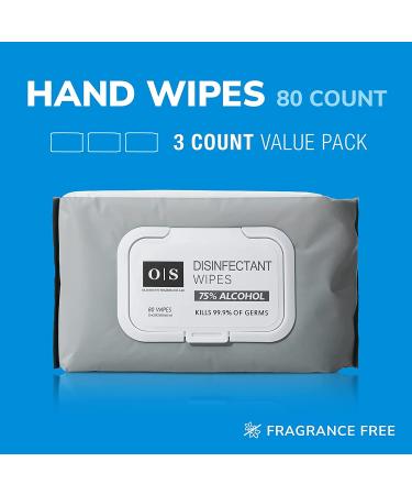 Old South Trading Hand Wipes - 240 Wipes in 3 Pillow Packs - Buy Online on GoSupps.com