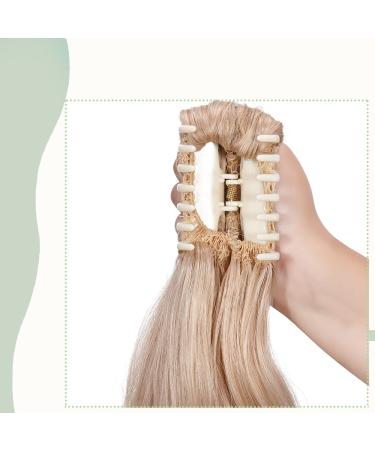 Sego 50cm Clip-In Braid Ponytail Extension - Wavy Golden Mix Blonde | Voluminous Synthetic Hair (150g) - Buy Online on GoSupps.com