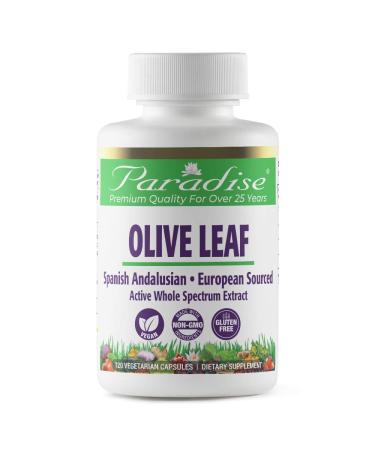 Paradise Herbs Olive Leaf 120 Vegetarian Capsules
