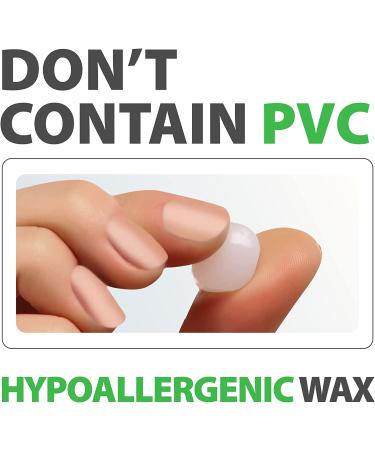 PQ Wax Ear Plugs - 15 Silicone Wax Earplugs for Sleeping, Swimming, and Noise Cancelling - 32 dB Sound Blocking Level - Gel Ear Protection (15-Pillows) - Buy Online on GoSupps.com