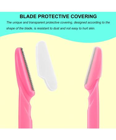 Colovis 80 PCS Eyebrow Razor & Dermaplaning Tool for Facial Hair Removal - Men & Women - Precision Cover - Disposable Blades - 4 Colors - Buy Online on GoSupps.com