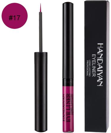 Long-Lasting Waterproof Coloured Liquid Eyeliner - Highly Pigmented Eye Makeup - Black Purple Brown - Buy Online on GoSupps.com