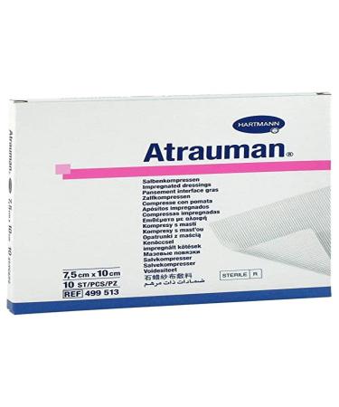 Hartmann Atrauman Ag dressing 7.5 x 10 cm 10 pieces 10 pieces (1 pack)