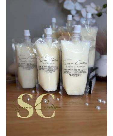 7.5oz Set of 2 Squeezable Wax Melts - 1000 Wishes & Cafe Latte | Highly Fragrant Long Burning & Handcrafted Scented Candles for Wax Warmers - Buy Online on GoSupps.com