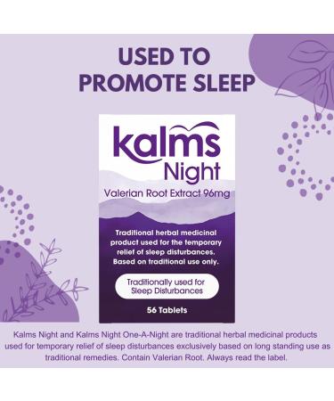 Calm Night 56 tablets Traditional Herbal Medicine used for the temporary relief of sleep disorders - Buy Online on GoSupps.com