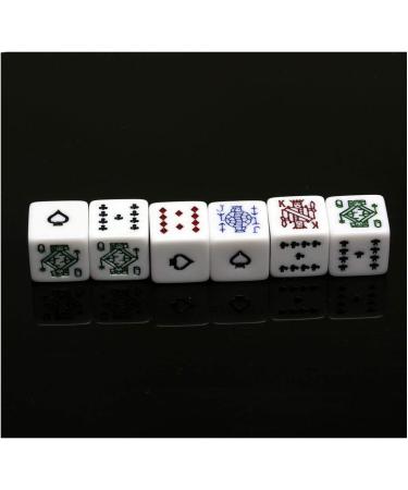 Leatherette Dice Cup with Poker Dice and Felt Lining - Perfect for Playing Yahtzee, Farkle, and Liars Dice - Buy Online on GoSupps.com