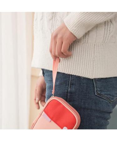 Mini First Aid Pouch Organizer Bag - Portable Empty Medical Storage for Travel, Camping, Home & Office - Grey - Buy Online on GoSupps.com