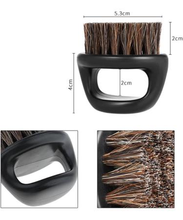 Men's Bristle Beard Brush & Mustache Comb - Premium Round Hair Bristles for Perfect Grooming - Buy Online on GoSupps.com