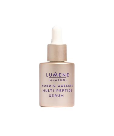S rum anti-rides multi-peptides LUMENE Nordic Ageless Ajaton | Raffermit et lisse la peau gr ce aux peptides pro-collag ne et la vitamine B12 | L ger et hydratant | V gan | 30 ml