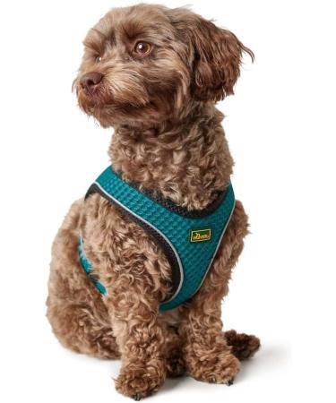 Hunter Hilo Comfort Harness for Small Dogs - Turquoise Mesh & Reflective Elements Size M | International Shipping Available - Buy Online on GoSupps.com