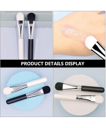 Cleaning Brush 3pcs Sleeping Handle Face Supplies Cream Acid Wooden Brushes Facial Silica Girls for Gel Applicator Beauty Household Women Mask Brush Makeup Cosmetic Salon Manual Fan (Color : Assorted 12x1.8cm Assorted - Buy Online on GoSupps.com