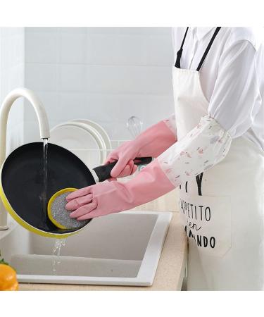 Dishwashing Gloves Dishwashing Gloves Warm Plush Rubber Waterproof Kitchen Dishes Household Gloves Washing Bowls Gloves Tools - Buy Online on GoSupps.com