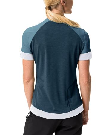 VAUDE Women's Altissimo Q-Zip Shirt - Dark Sea | Stylish & Comfortable T-Shirt for Outdoor Activities - Buy Online on GoSupps.com