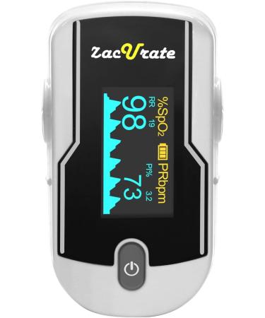 2024 Zacurate 500E-B Wireless Bluetooth Fingertip Blood Pulse Oximeter - Accurate SpO2 Heart Rate Monitor & FREE App - International Shipping Available - Buy Online on GoSupps.com